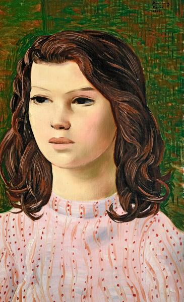 Jeune fille au corsage rose, 1947 Moïse KISLING