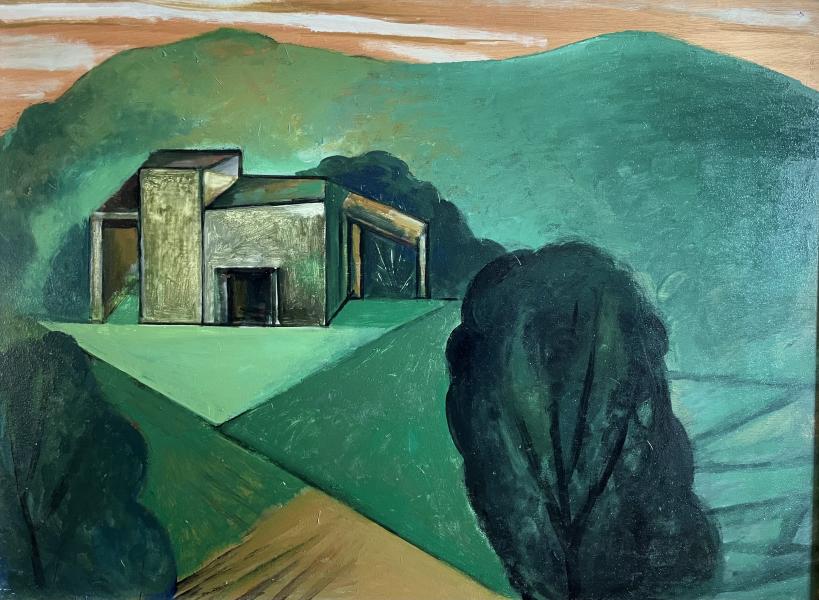 Maison, verdure, août 1991