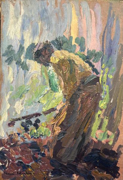 Bineur dans les vignes, circa 1927