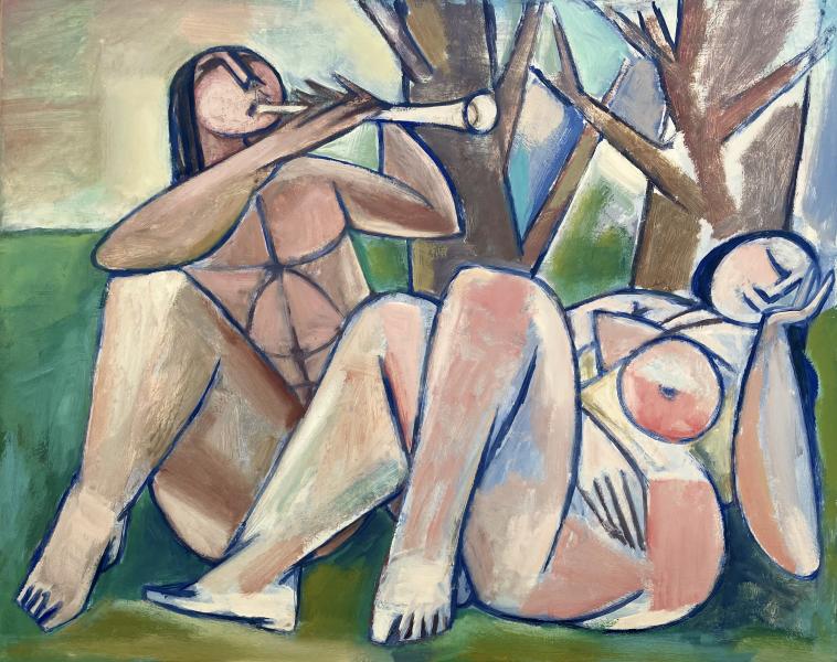 Musicienne, dormeuse, août 2002