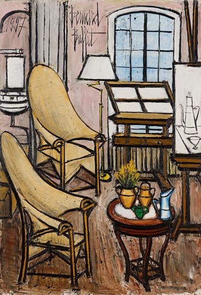 La Baume, l'atelier de gravure, 1997