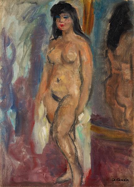 Le modèle devant une glace Charles CAMOIN