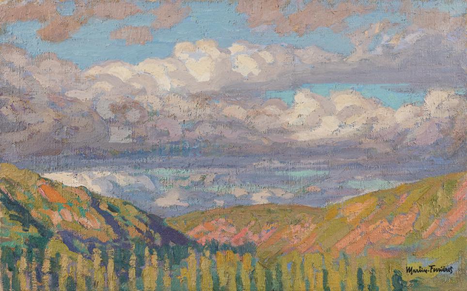 Le fond de la vallée du Vert vu de Marquayrol