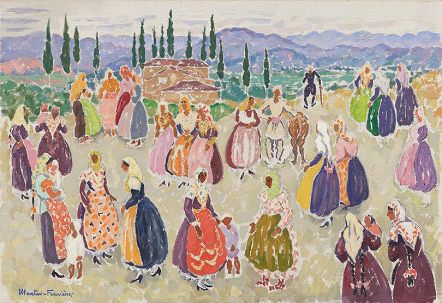 Yougoslavie, femmes en foule III