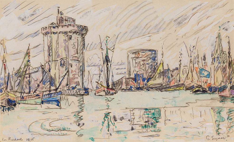 La Rochelle, sortie du port, 1925