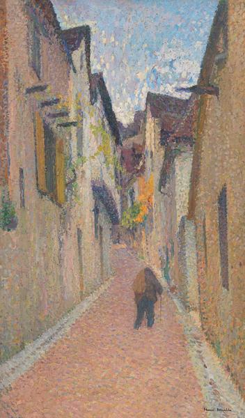 Ruelle à Collioure en début d'automne