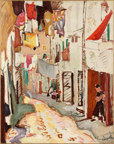 Rue du vieux Marseille, 1907. Alfred LOMBARD