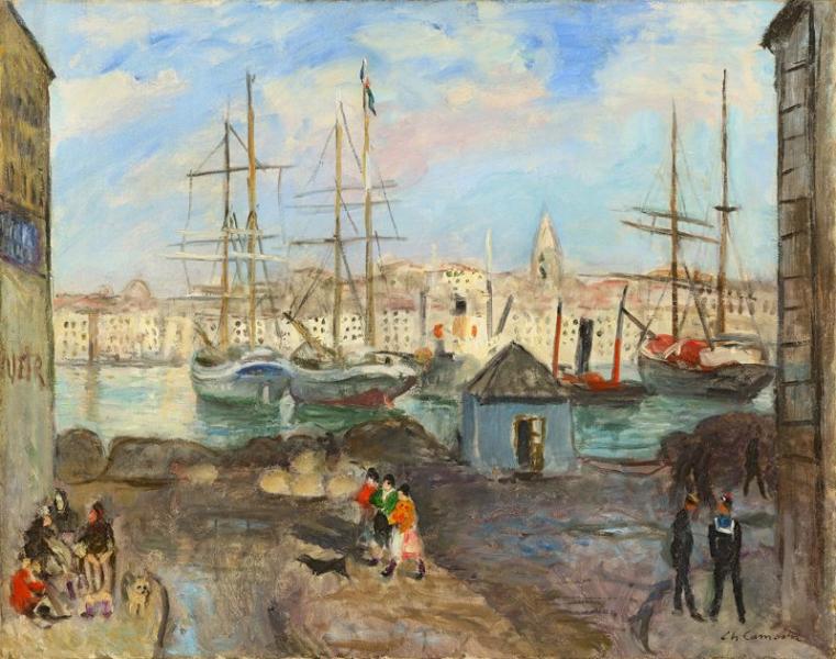 Le Port de Marseille, 1928. Charles CAMOIN