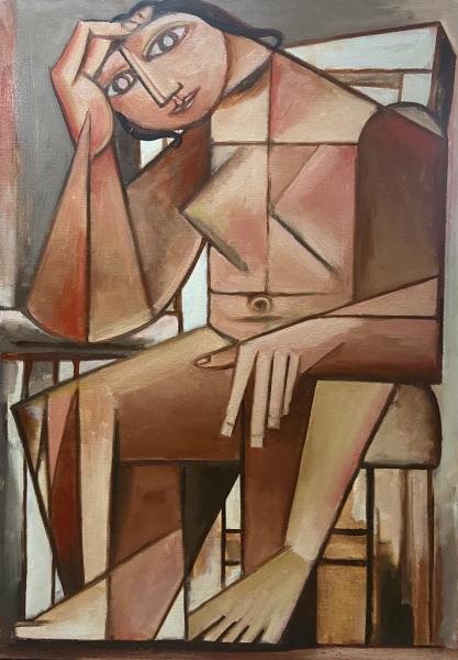 Nu au fauteuil, mai 2003