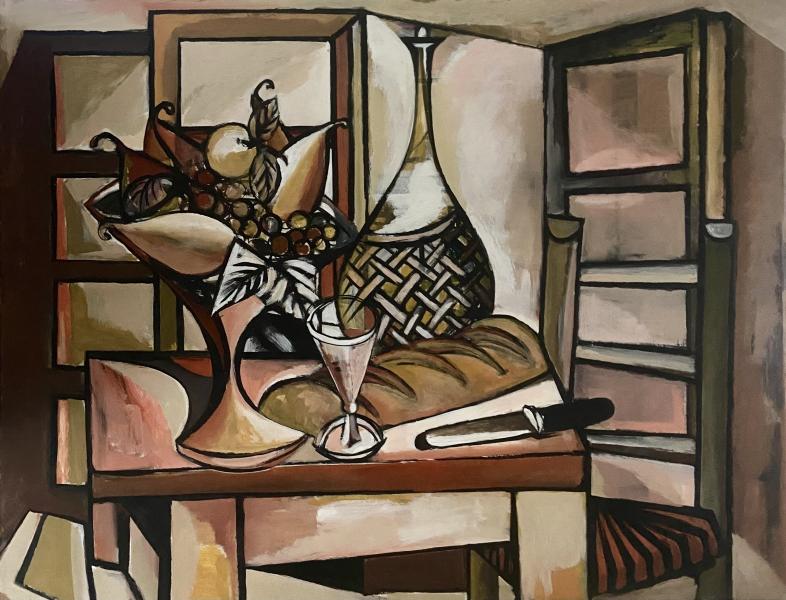 "Table garnie I", février 1977